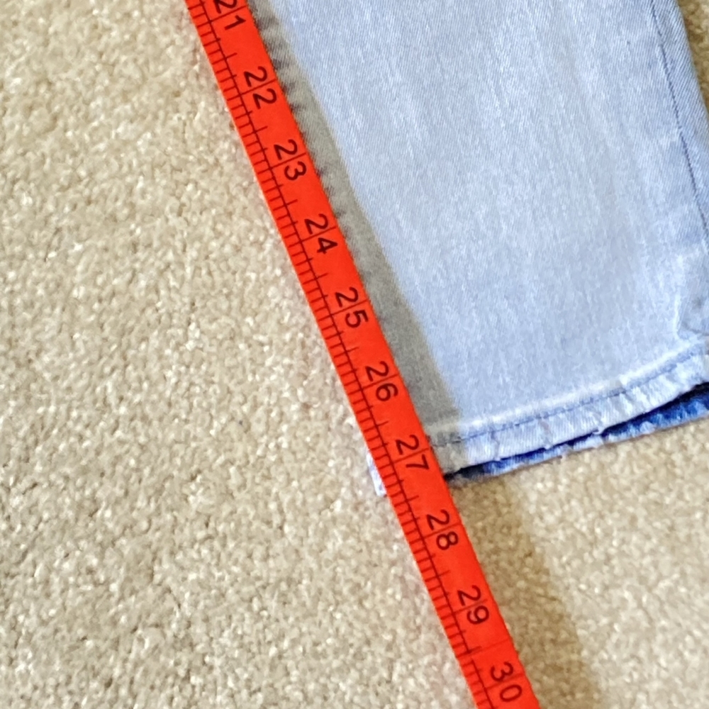 Juicy Couture Women's Distressed Denim Blue Jeans, Size 8 - Effortless Cool - Picture 15 of 15